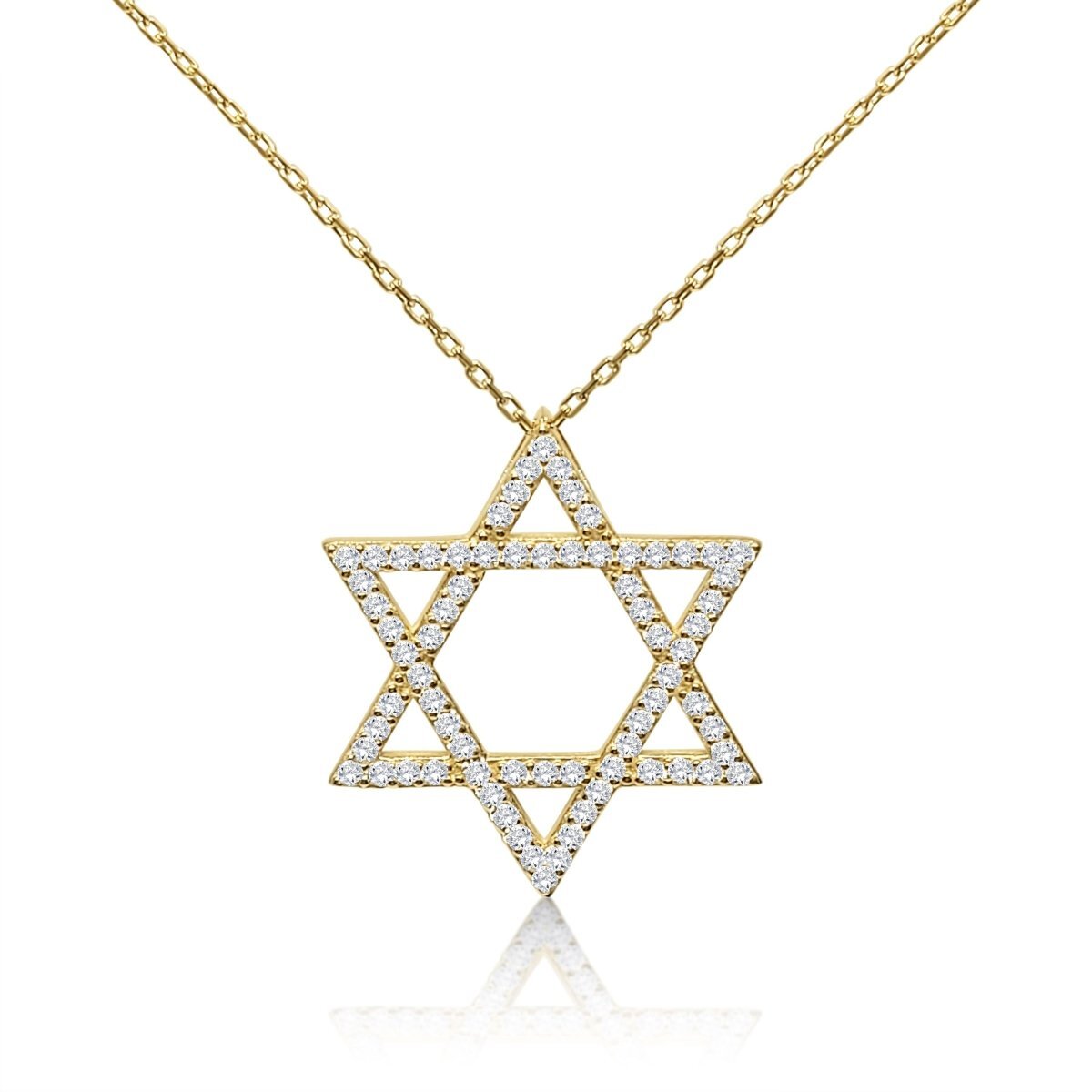 Bold Jewish Star Pendant for Women and Girls