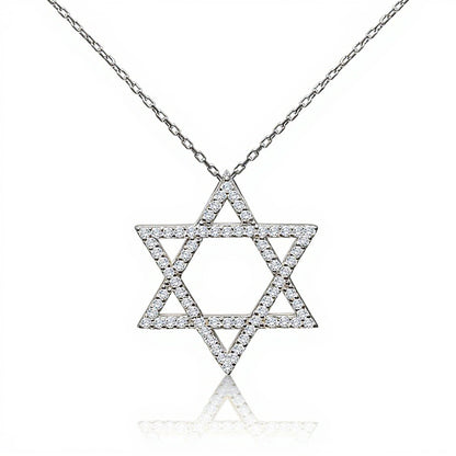 Bold Jewish Star Pendant for Women and Girls