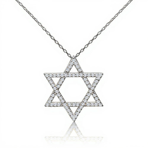 Bold Jewish Star Pendant for Women and Girls