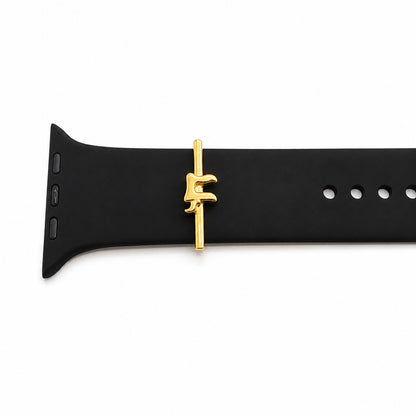Wear Your Faith Every Hour, Solid 14k Yellow Gold Chai Watch Charm for 20mm and 22mm Bands