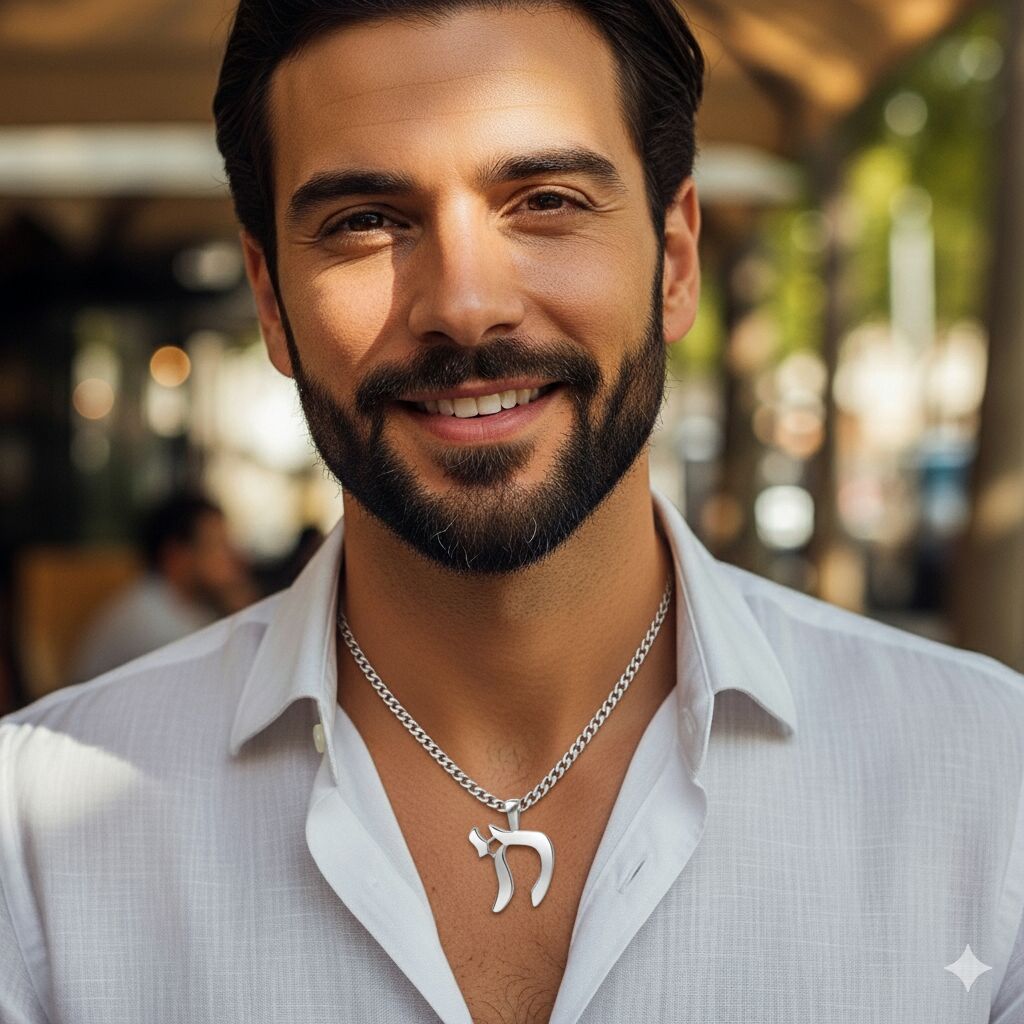 Chai Sterling Silver 925 Necklace