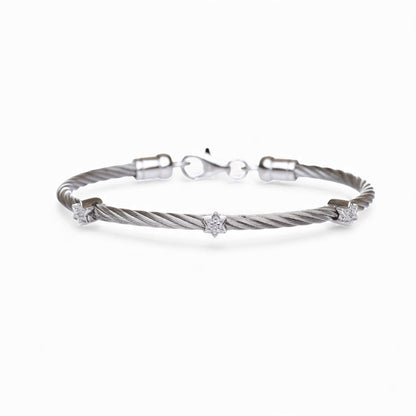 The Diamond Star of David Bracelet You Wear in the Shower, to Sleep, Everywhere