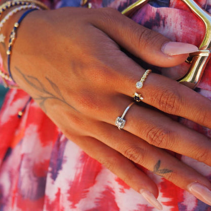 Adjustable Jewish Star Rings Sterling Silver