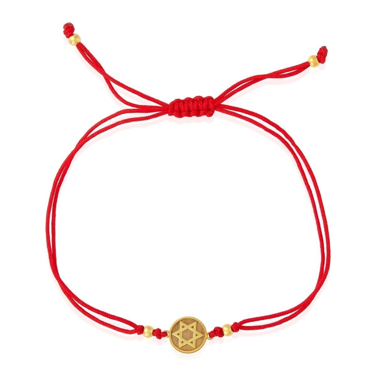 The "Kosher" Star Bracelet: Macrame & Gold