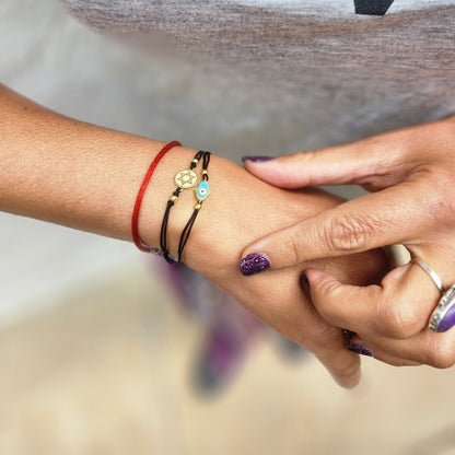 The "Kosher" Star Bracelet: Macrame & Gold