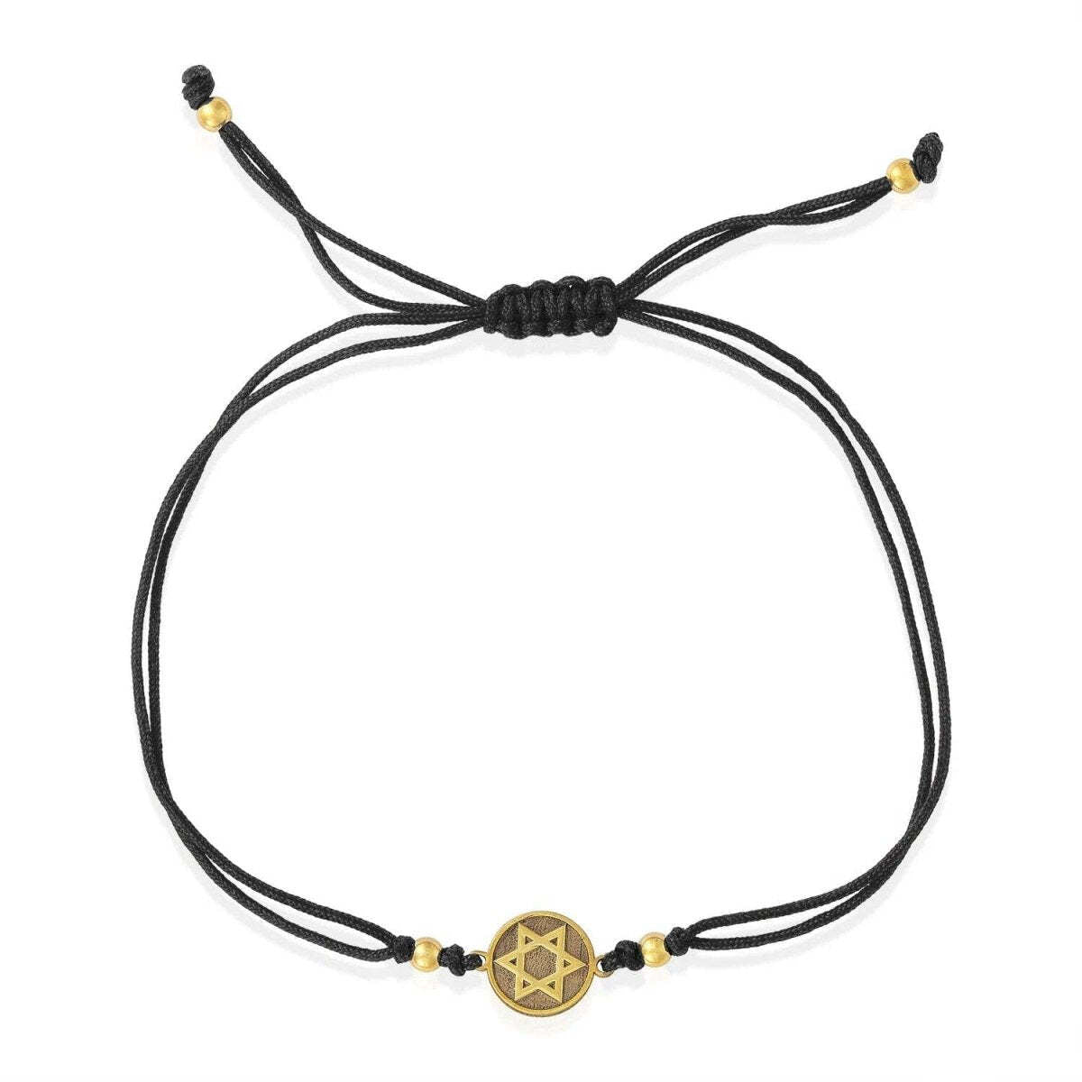 The "Kosher" Star Bracelet: Macrame & Gold