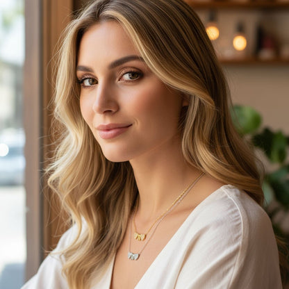 The "Love & Life" Hearts and Chai Necklace