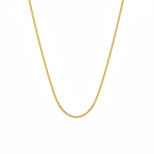 The "Versatile" 14K Yellow Gold Box Chain