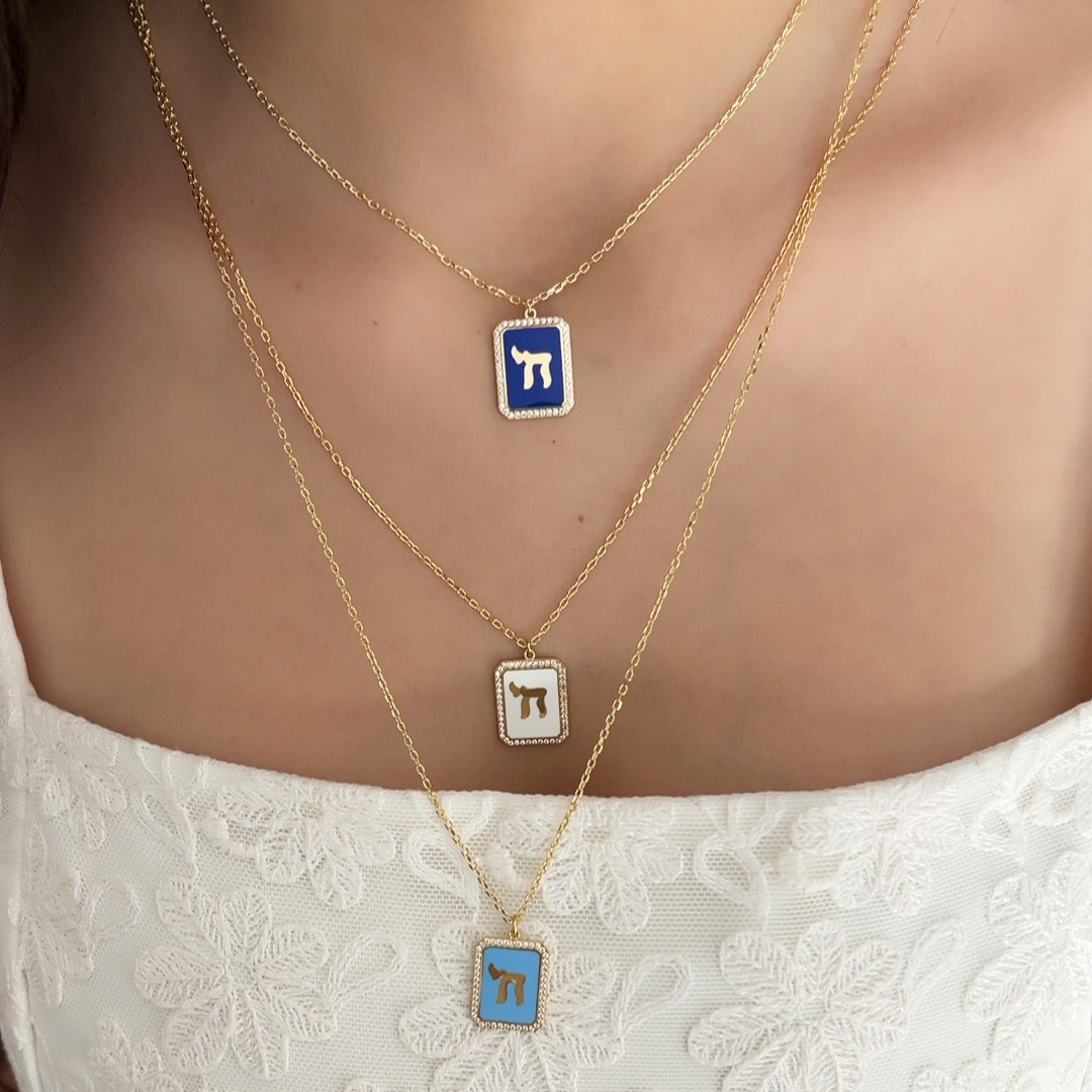 Yellow Gold Plated Chai Hebrew Necklace: A Dazzling Symbol of Life & Style