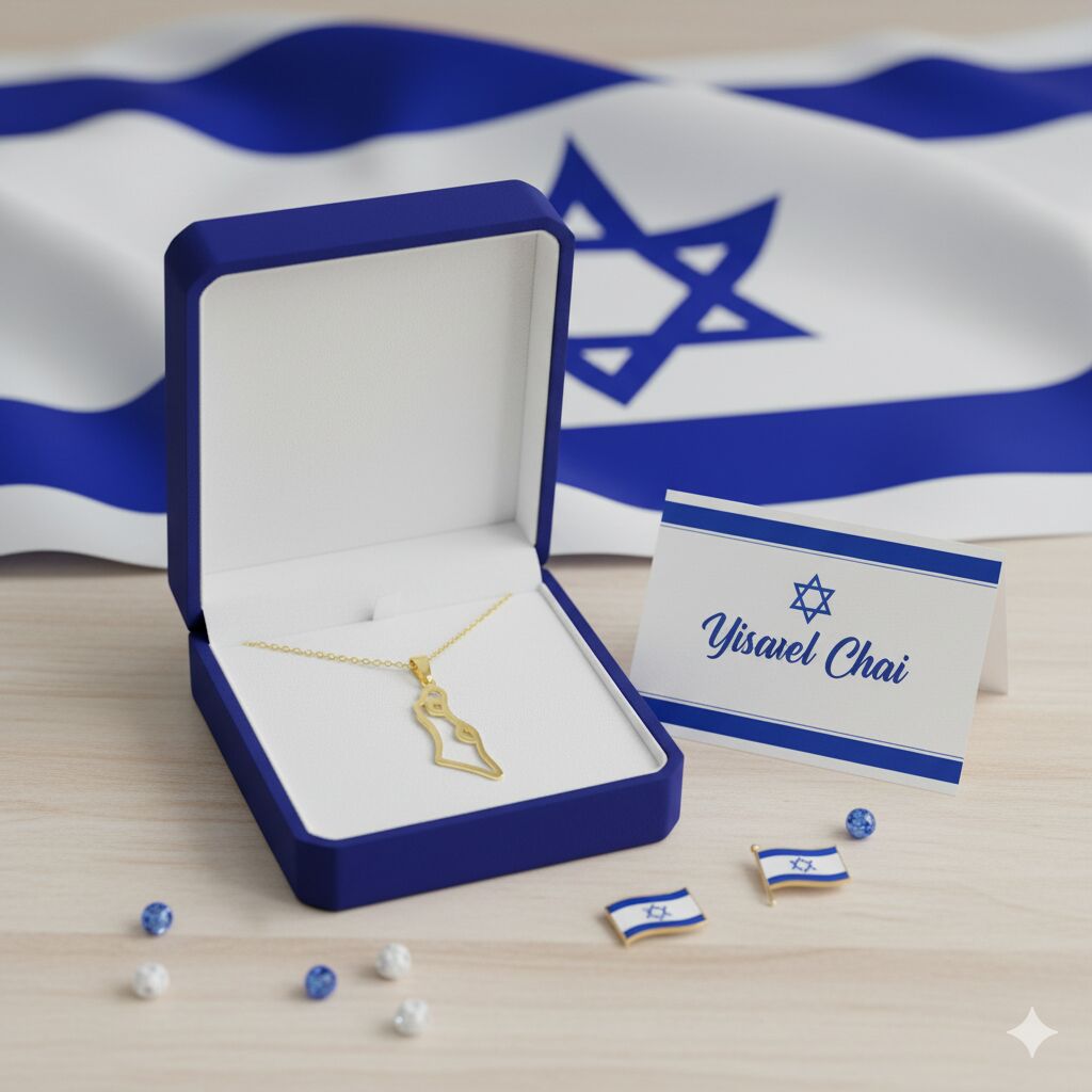 Zahav Israel Map | Gold Necklaces for Women