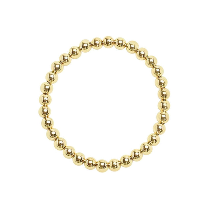6mm Gold-filled Bead Bracelets