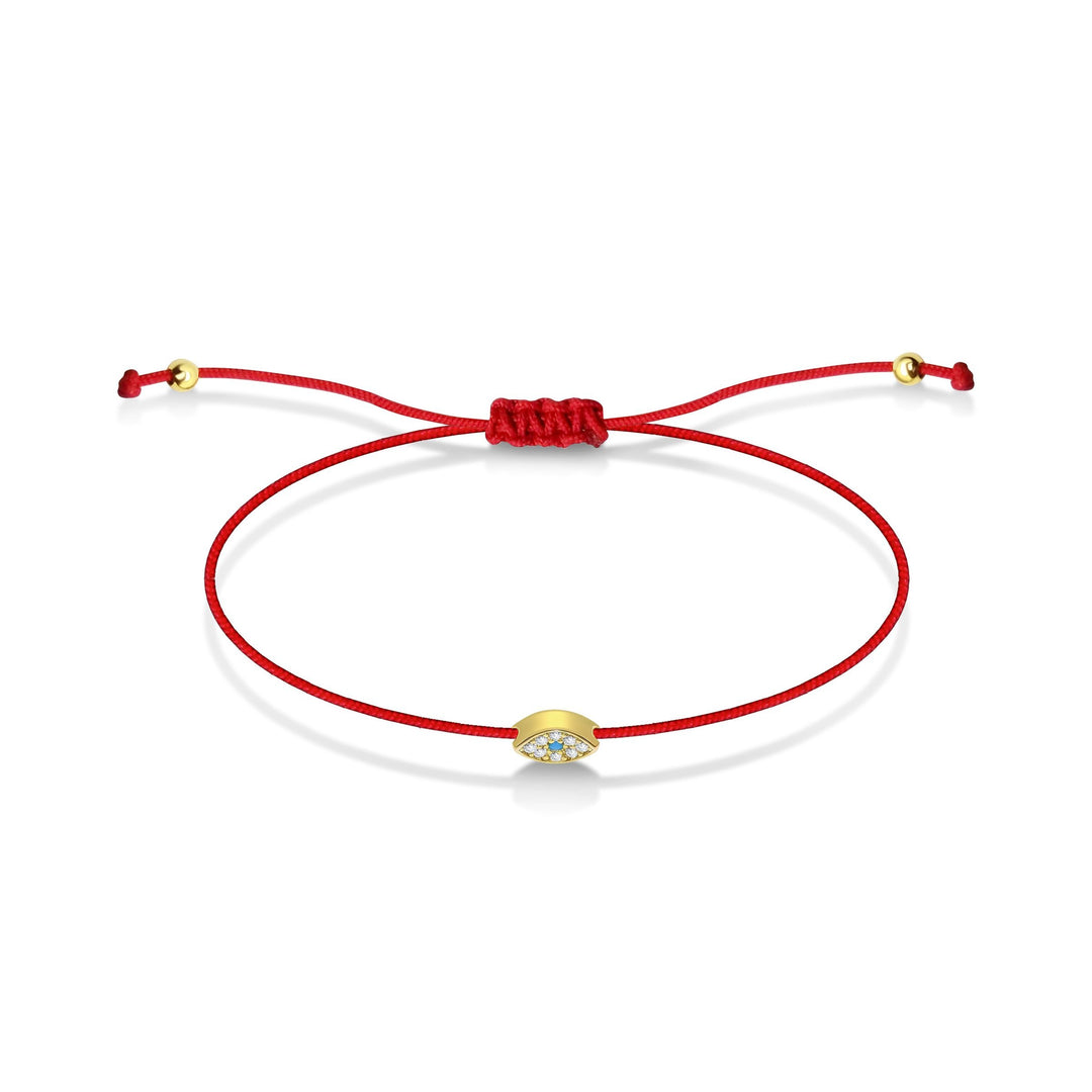 Red String of Fate Evil Eye Bracelet