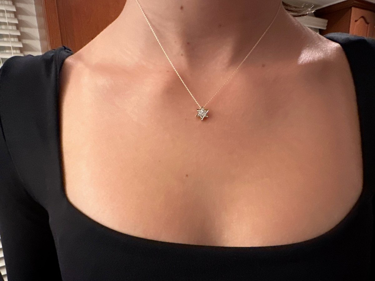 Diamond Star Necklace - foroworld.com