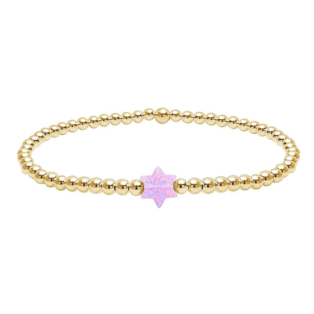 bracelet with jewish star 