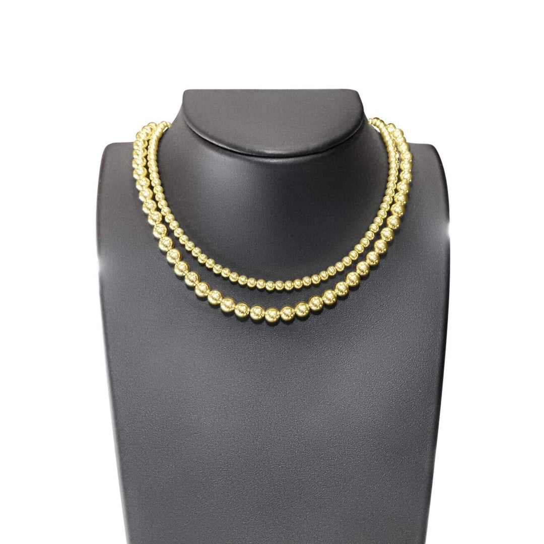 layering bead necklace