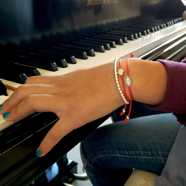 playing piano and jewelry