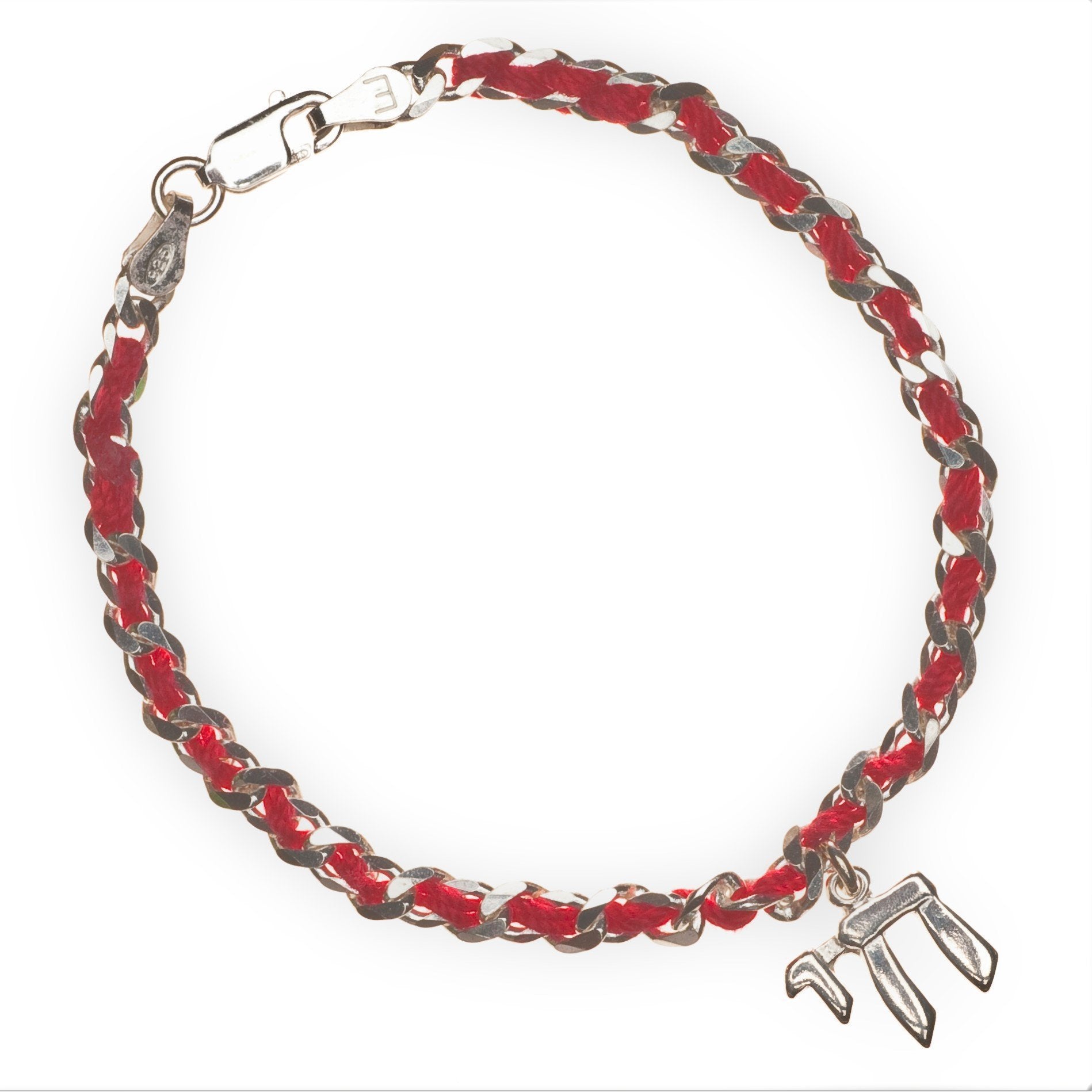 chai hebrew jewelry on red string