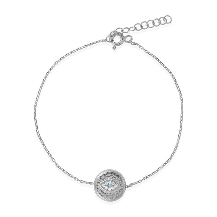 Double Lucky Star of David and Evil Eye Necklace and Bracelet