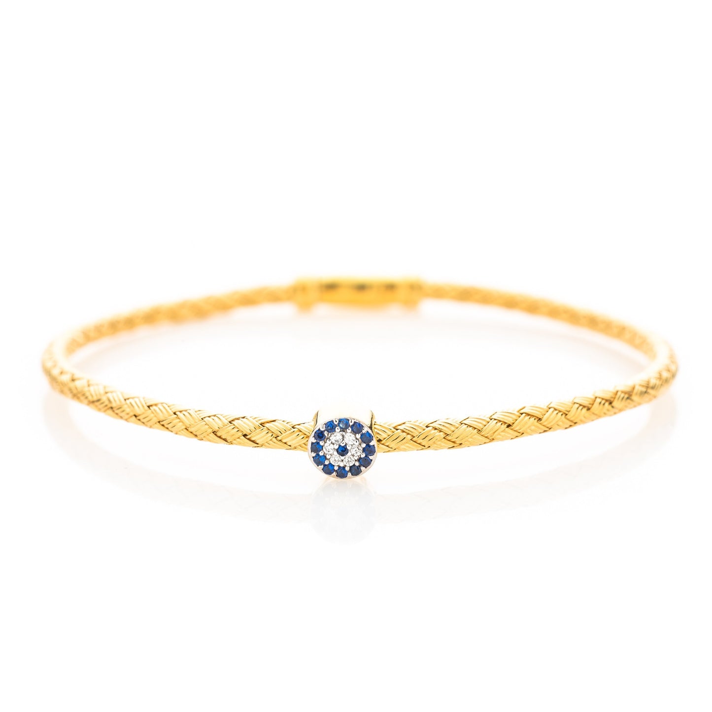 Evil Eye Bangle Bracelet for Women in 4 Colors
