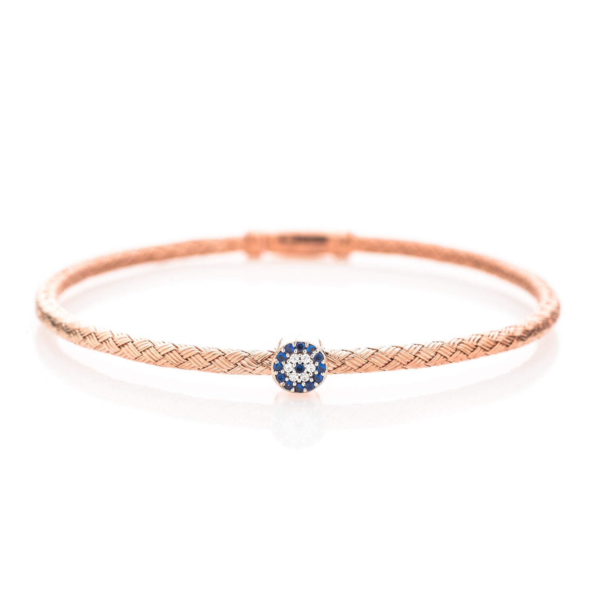 Evil Eye Bangle Bracelet for Women in 4 Colors