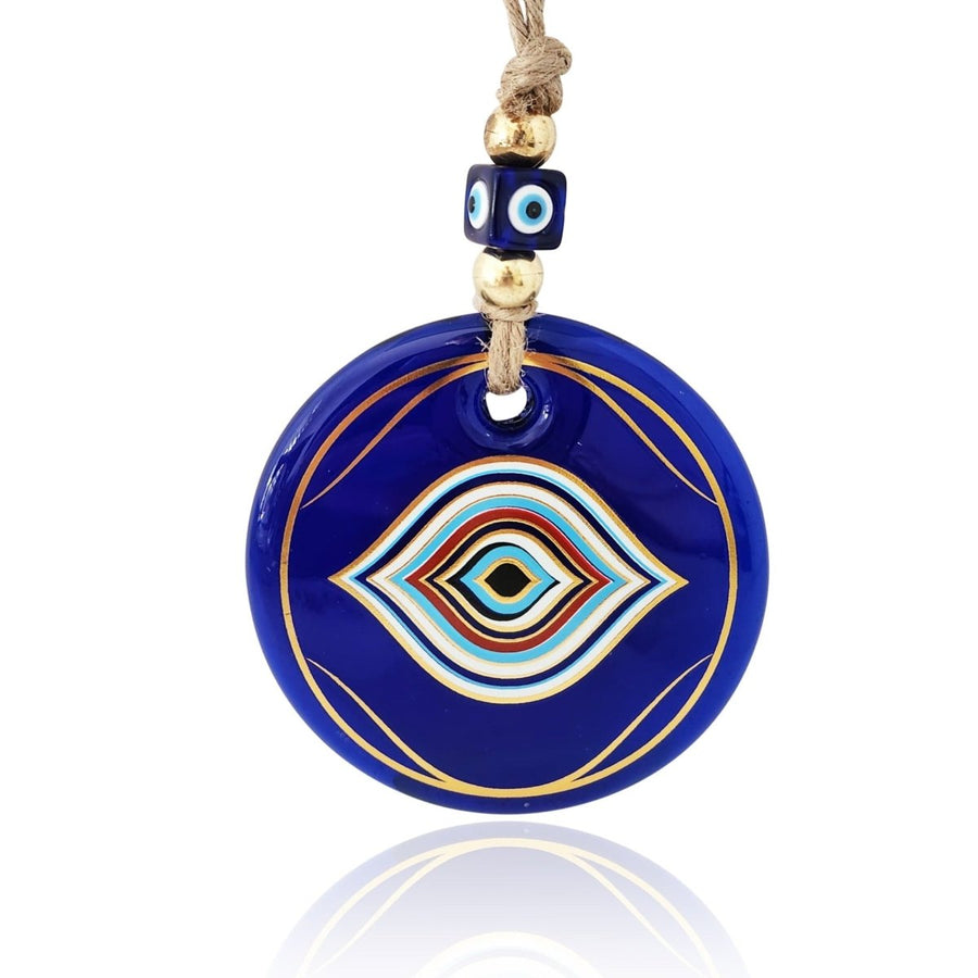 Hand Painted Evil Eye Home Wall Decor