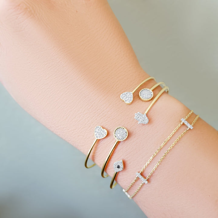Diamond Bracelet - Alef Bet Jewelry by Paula