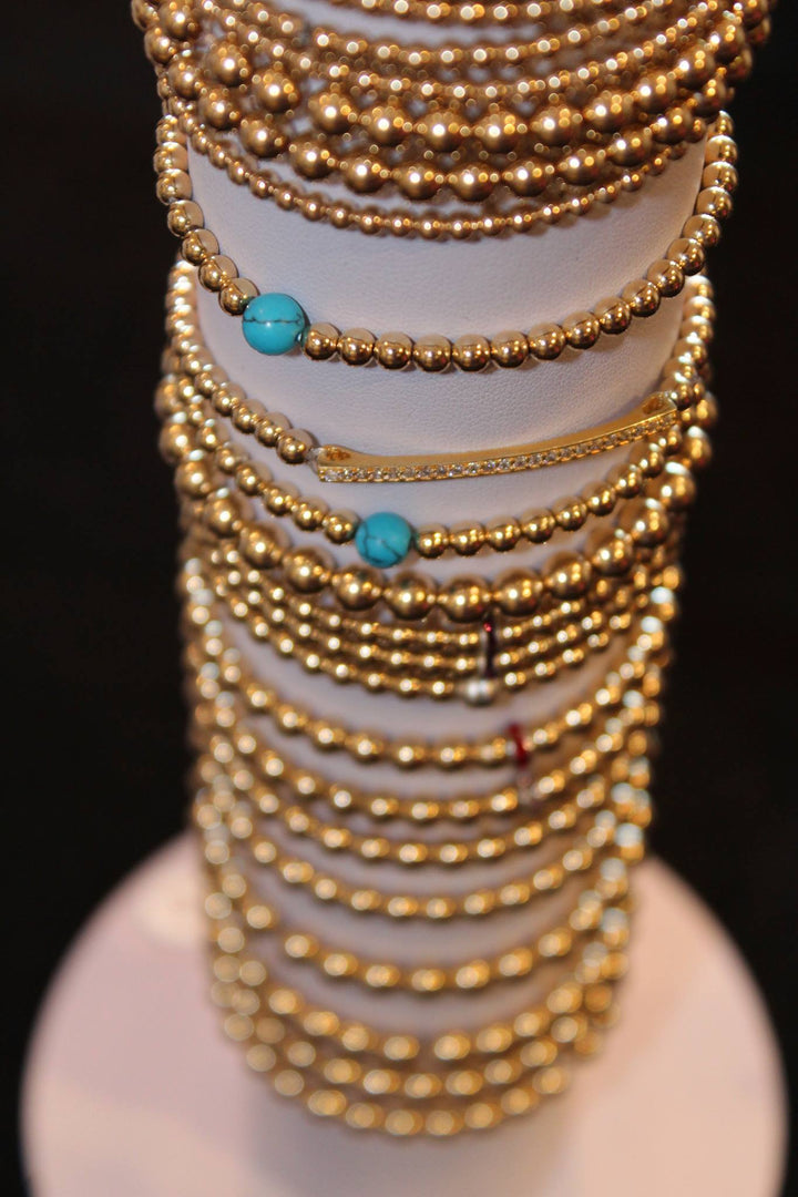 assortment of bead bracelets classic