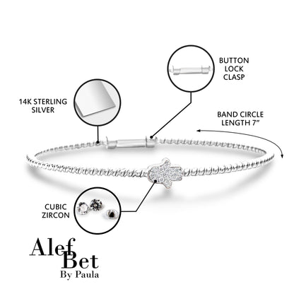 Hamsa Bangle Bracelet