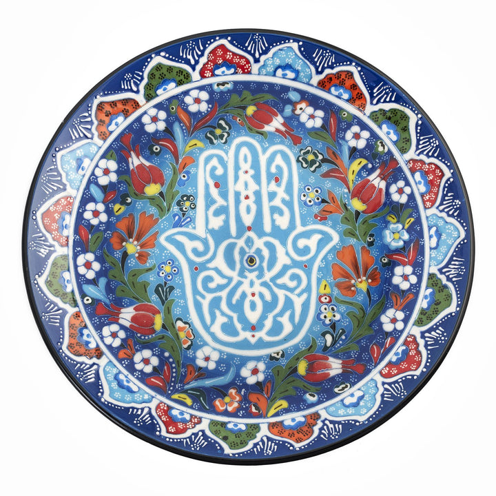 plate with hamsa 