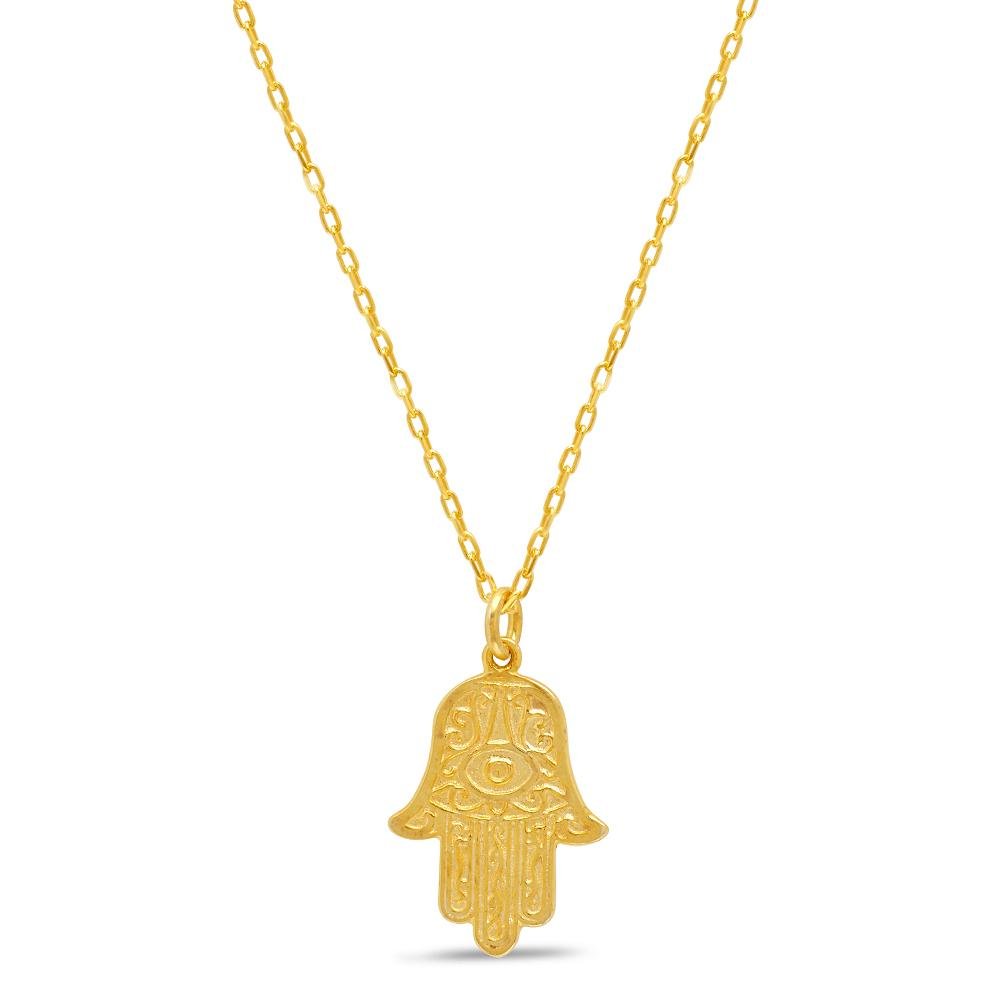 gold hamsa necklace