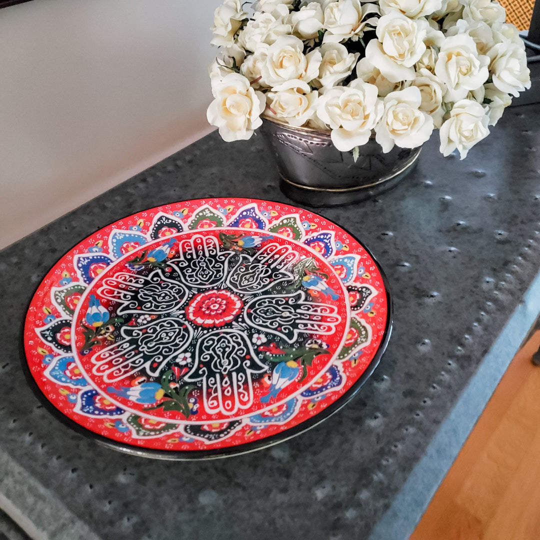 hamsa hand platter for decoration