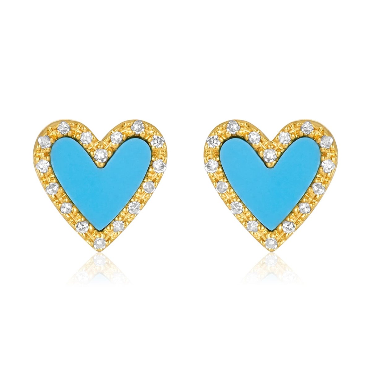 Heart Earrings | Gemstones, Gold, and Diamonds