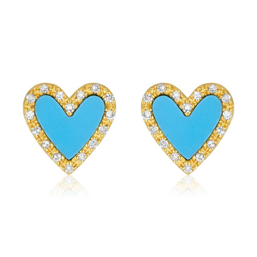 Heart Earrings | Gemstones, Gold, and Diamonds