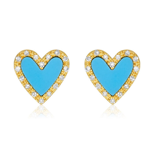 Heart Earrings | Gemstones, Gold, and Diamonds