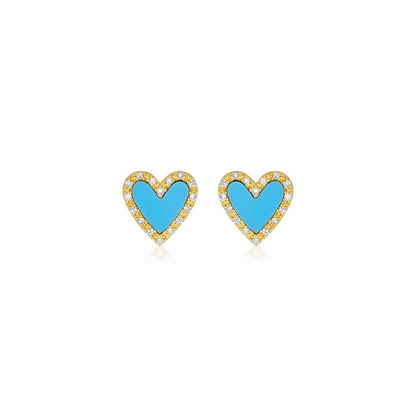 Heart Earrings | Gemstones, Gold, and Diamonds