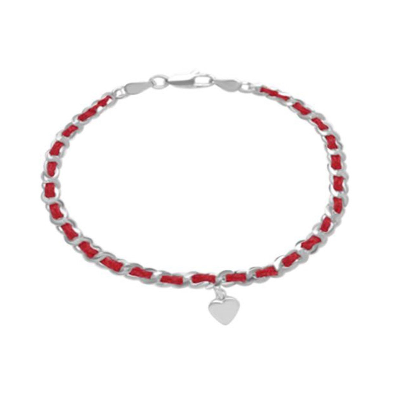red string of fate heart bracelet
