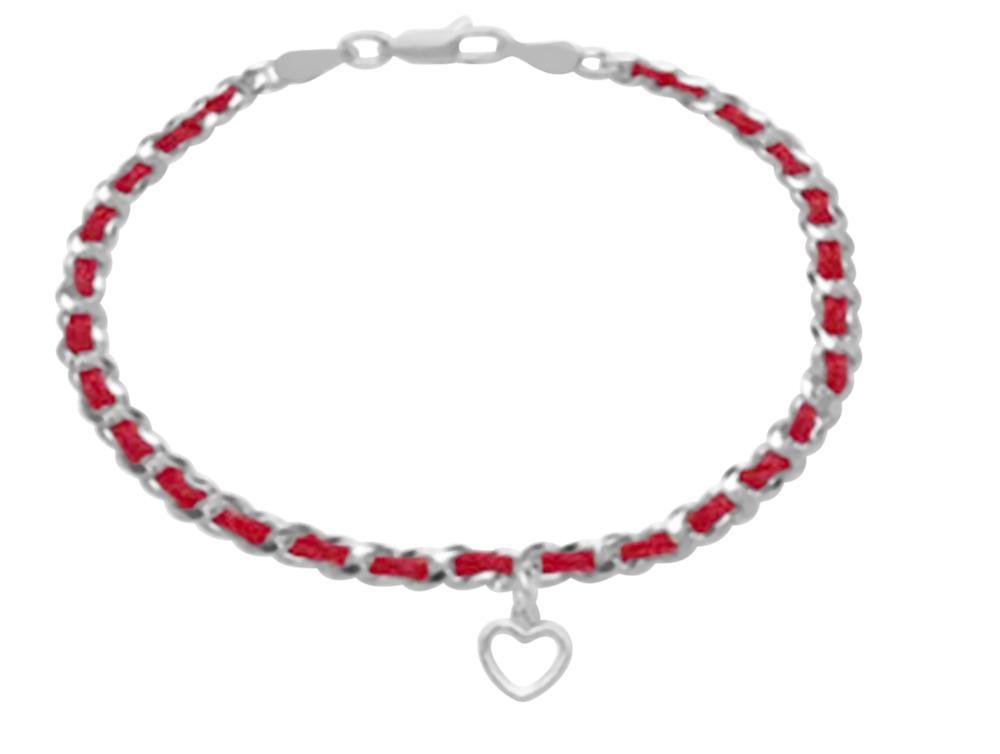 heart red string jewelry