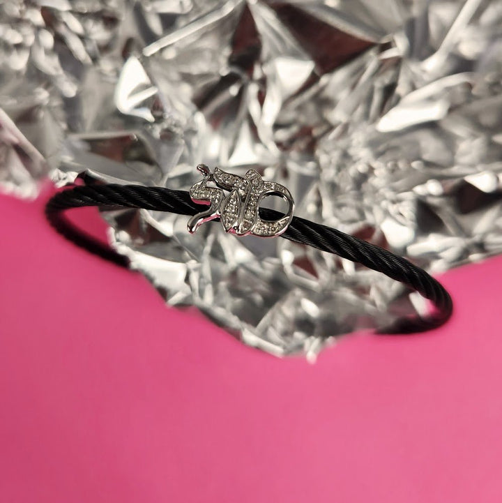 Mazel Diamond Bracelet in Silver
