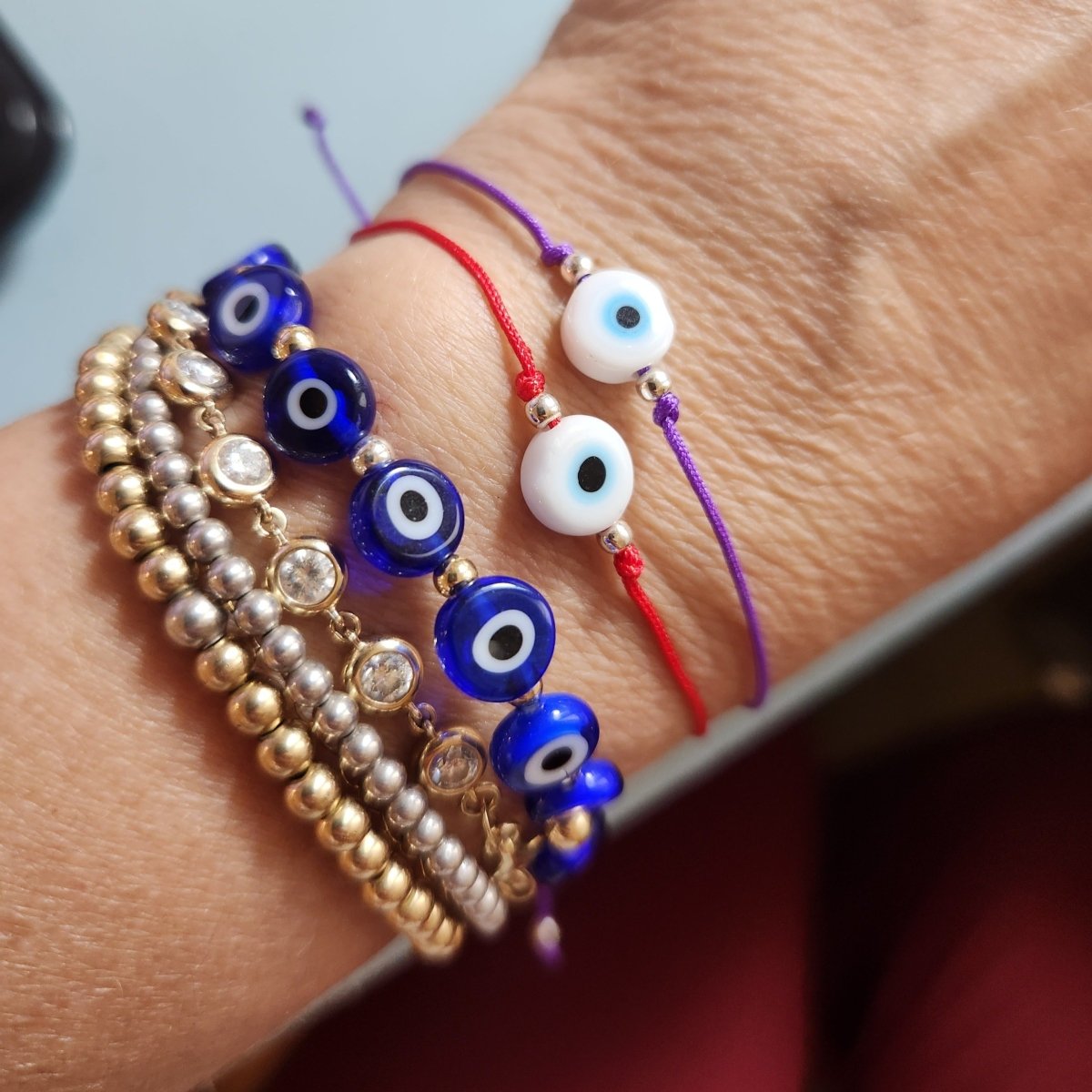 Evil Eye Macramé String Bracelet + Donate Hawaii