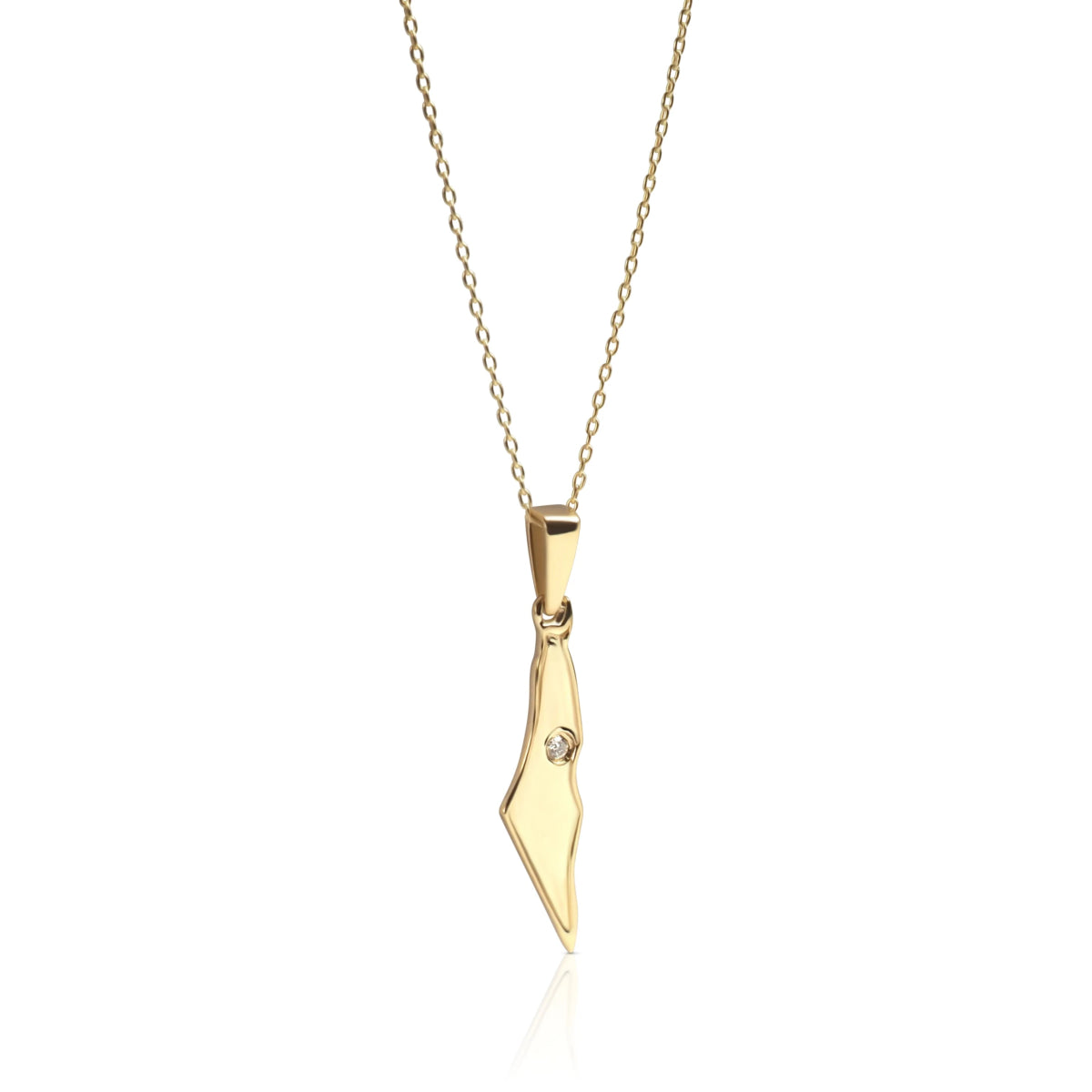 Israel Map | Gold Necklaces for Women