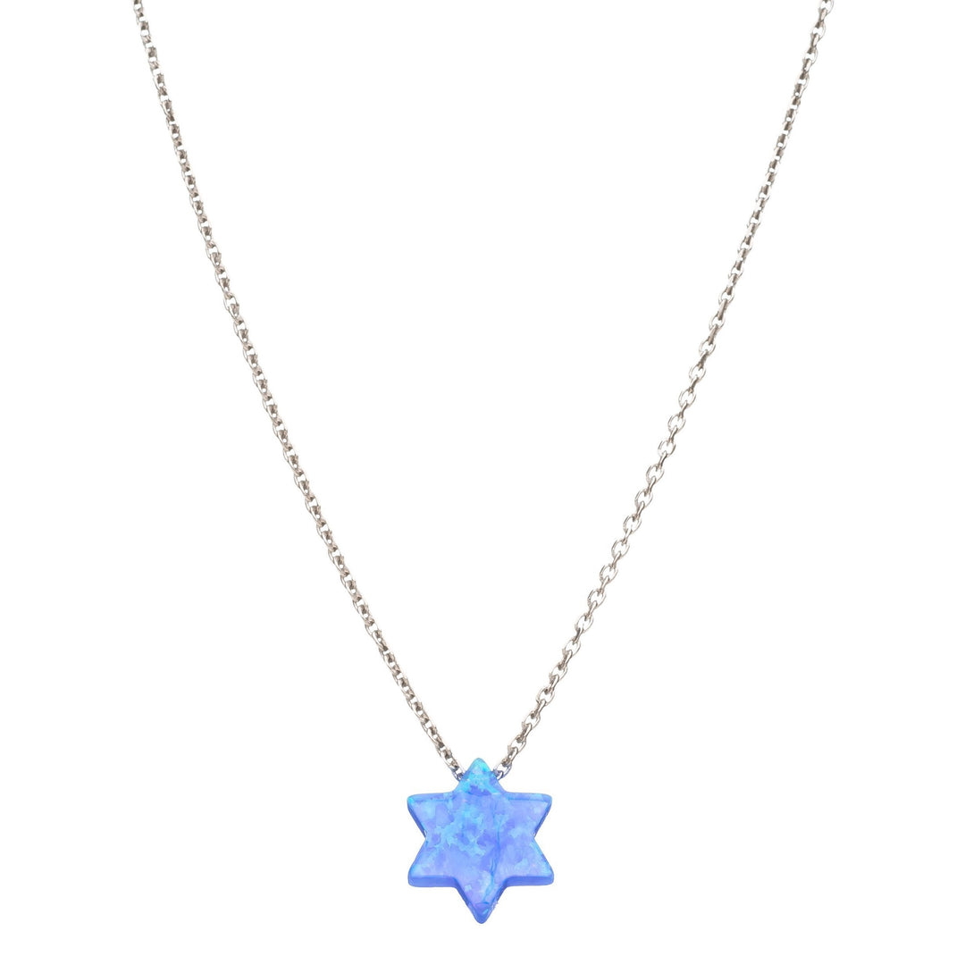 blue opal jewish star
