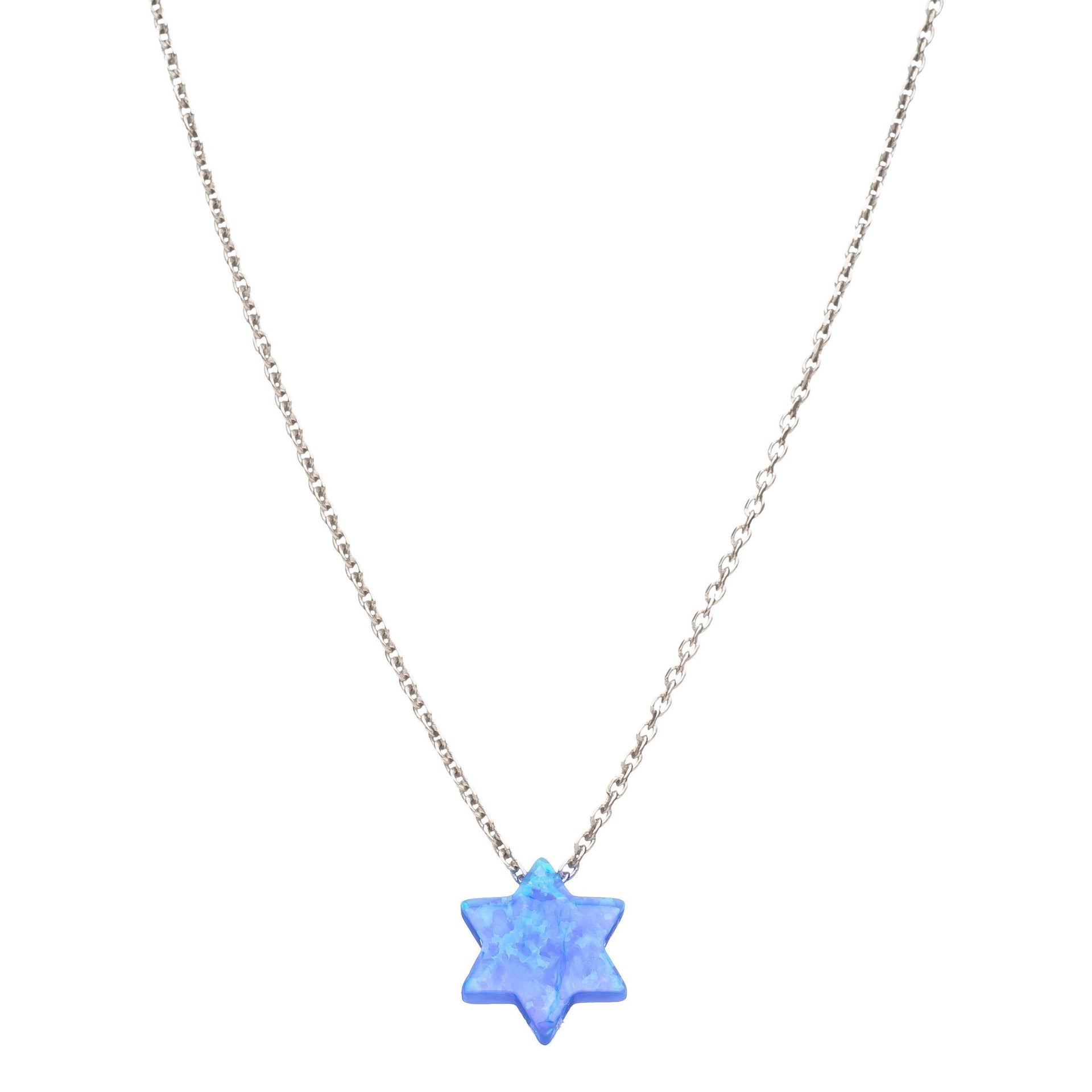 blue opal jewish star