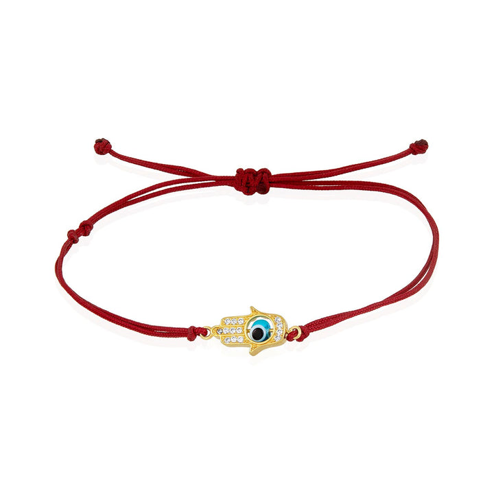 Red String Hamsa Bracelet One Size