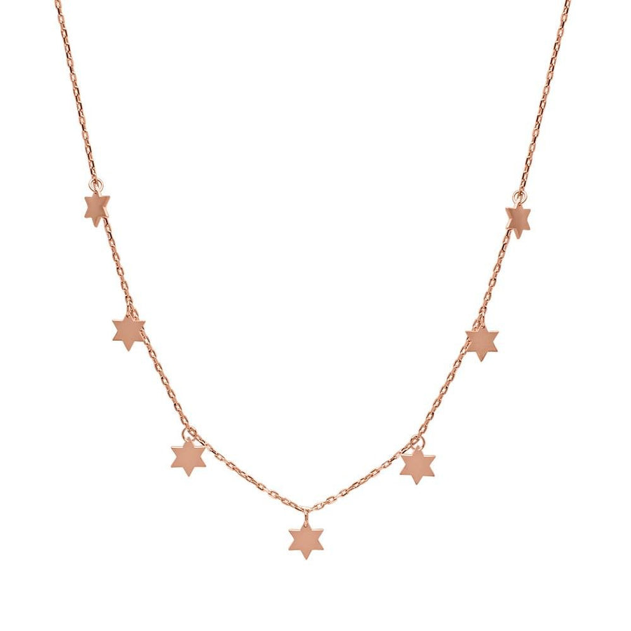 jewish star of david necklace