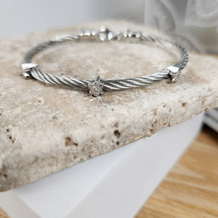 silver star bracelet for bat mitzvah