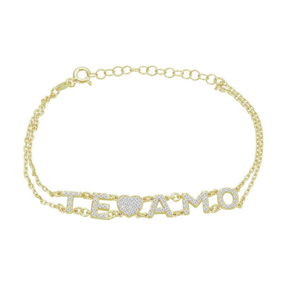 Te Amo | Ti Amo Love Bracelet for Women