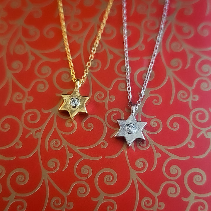 delicate star necklace