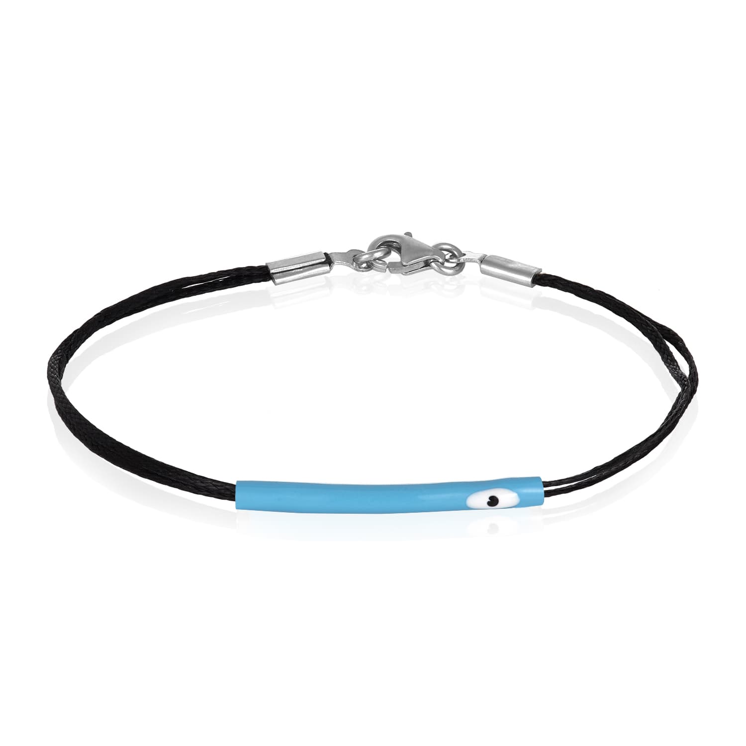 Evil Eye Protection Bracelet in Colors Alef Bet by Paula Jewelry