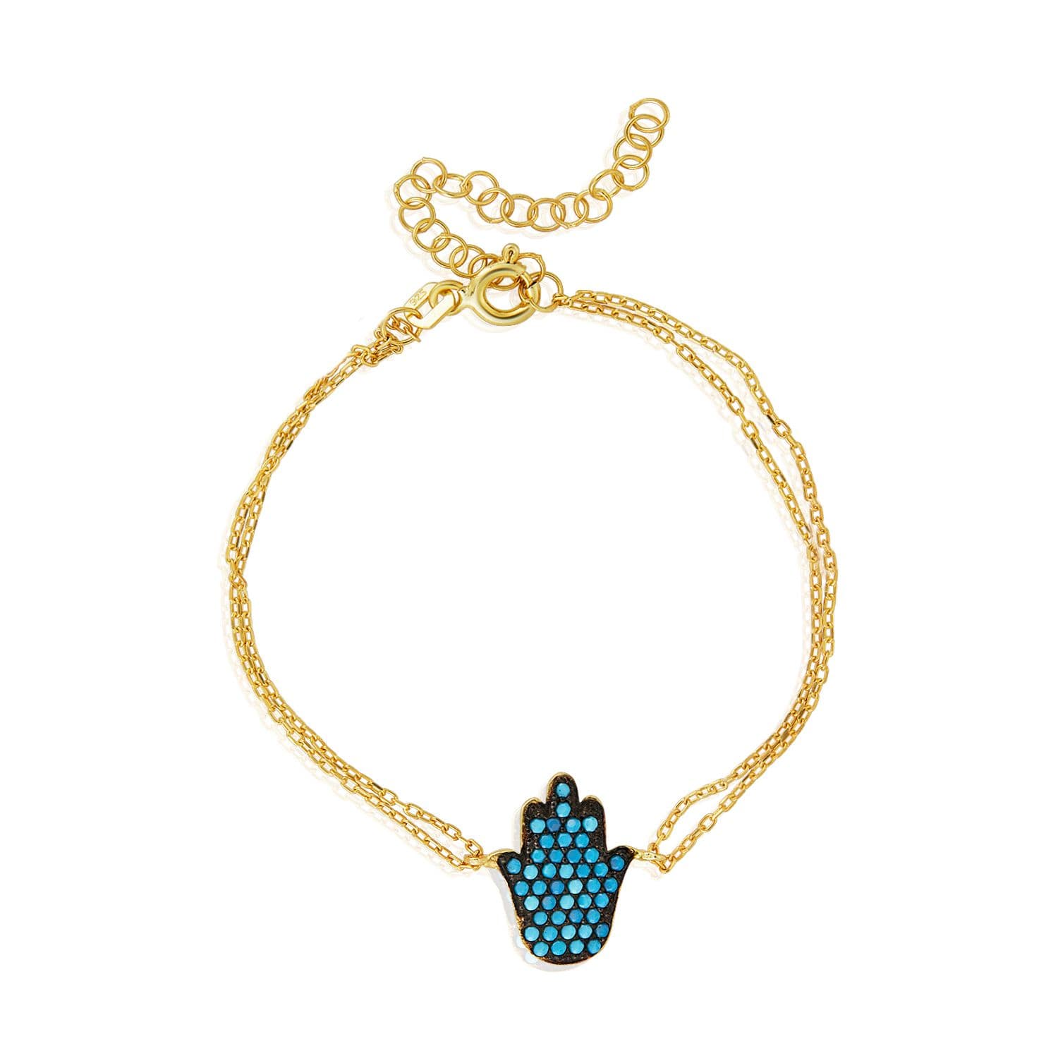 turquoise hamsa jewelry