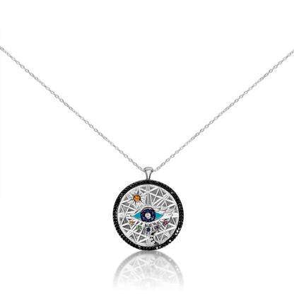 Universe & All - Seeing Evil Eye Pendant - Protection & Destiny | Alef Bet